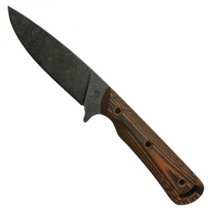 Smith & Sons Comanche Fluted G10 Orange/Black Fixed Blade Hunting Knife